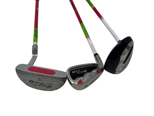 Vist Large View of Product Image Which is Used Paragon Golf RISING STAR Jr Golf Club Set LH 3-Piece Age 3-5