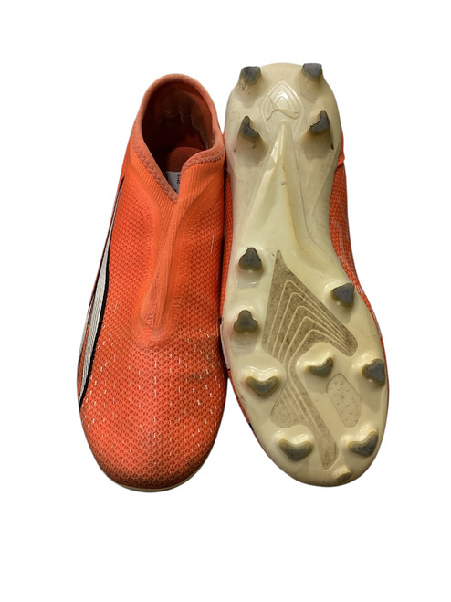 Vist Large View of Product Image Which is Used Puma ULTRA GRIP CONTROL Soccer Cleats Orange Senior 5