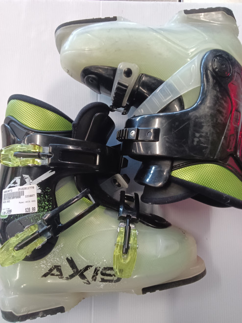 Vist Large View of Product Image Which is Used AXIS AX3 Mens DH Ski Boot Green 245 MP - M06.5 - W07.5
