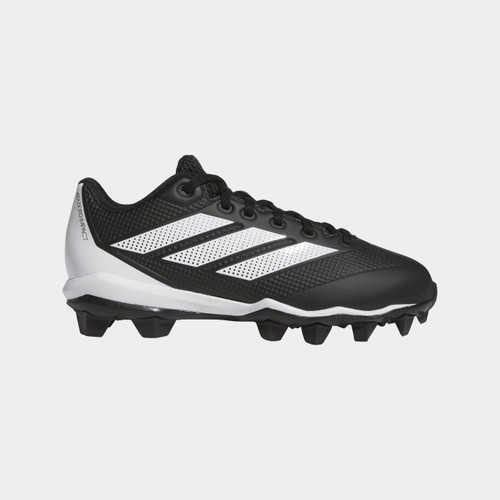 Vist Large View of Product Image Which is New Adidas Adizero Impact MD Junior Cleats Black/White Size 11K Adidas Adizero Impact MD Junior Cleats #JH6762