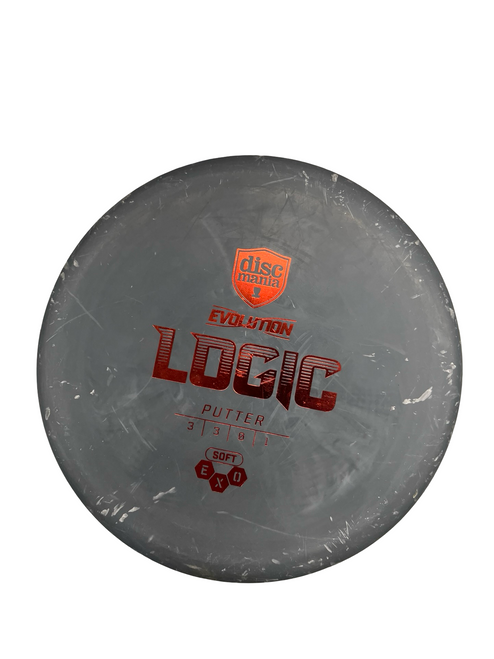 Vist Large View of Product Image Which is Used Discmania LOGIC Disc Golf Mid Range Grey
