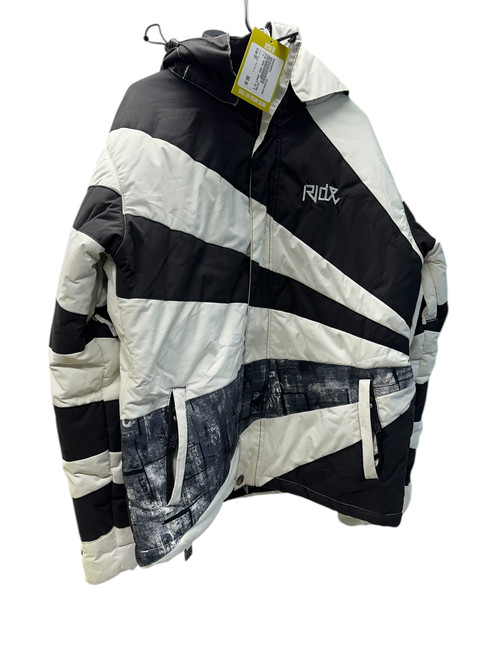Vist Large View of Product Image Which is Used Ride Outerwear Heavy Jacket M Black And White SM