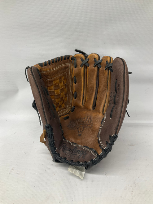 Used Rawlings R125 BB/SB Glove RH Throw Brown 12 1/2" 11836-S000032575 Vist Large View of Product Image Which is Used Rawlings R125 BB/SB Glove RH Throw Brown 12 1/2"