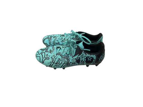 Vist Large View of Product Image Which is Used Puma Soccer Cleats Carolina Blue Junior 04.5