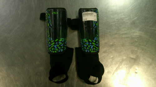 Vist Large View of Product Image Which is Used Soccer Shin Guards Youth Black SM