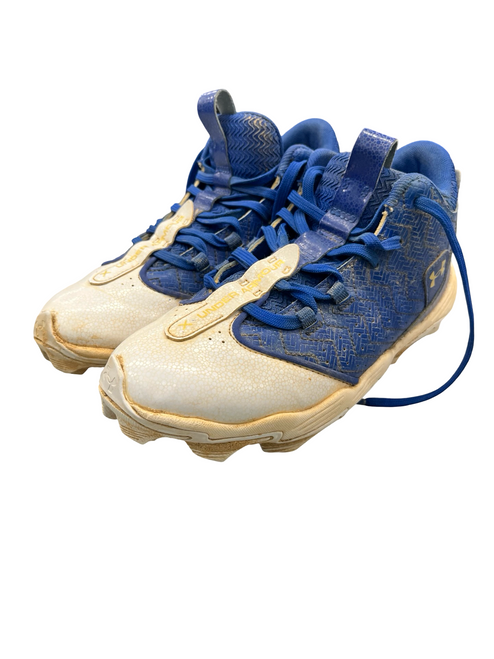 Vist Large View of Product Image Which is Used Under Armour CLEATS BB/SB Cleats Royal Blue Junior 04.5