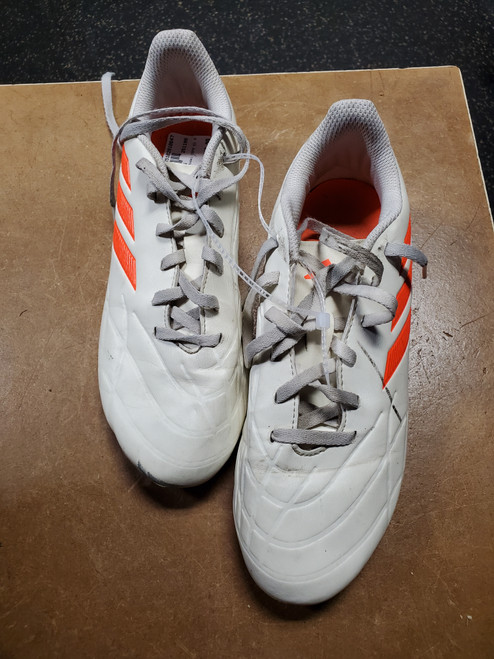 Vist Large View of Product Image Which is Used Adidas COPA SZ 6 Soccer Cleats White Senior 6