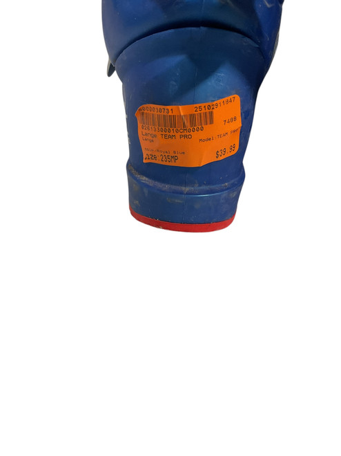 Vist Large View of Product Image Which is Used Lange TEAM PRO Boys DH Ski Boot Royal Blue 235 MP - J05.5 - W06.5
