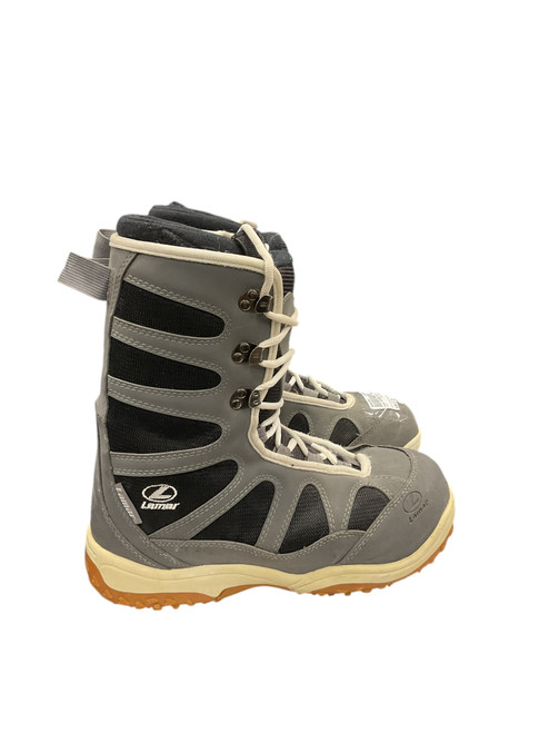 Vist Large View of Product Image Which is Used Lamar UNIVERSE SZ 11 Mens Snowboard Boots Black And Grey Senior 11