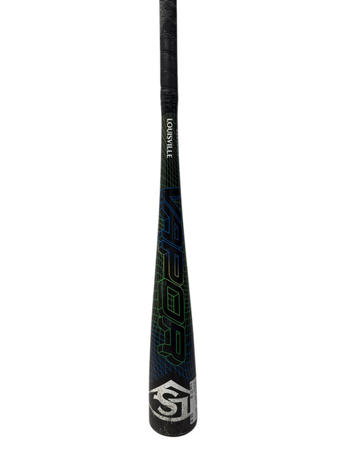 Vist Large View of Product Image Which is Used Louisville Slugger VAPOR 27/18 USA 2 5/8 Bat - Black/Royal/Green