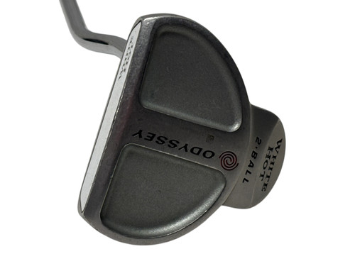 Vist Large View of Product Image Which is Used Odyssey WHITE HOT 2-BALL Golf Putter RH 33" w/ Ping Grip