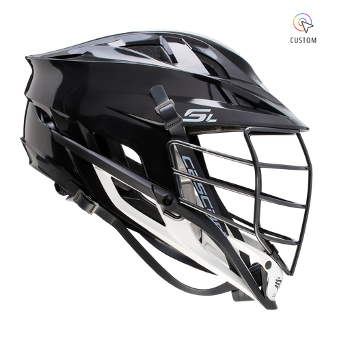 Vist Large View of Product Image Which is New Cascade SL Lacrosse Helmet Black One Size