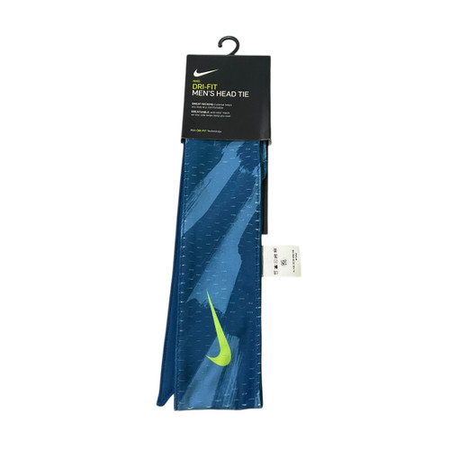 Vist Large View of Product Image Which is New HEAD TIE DRI FIT BLUE VOLT