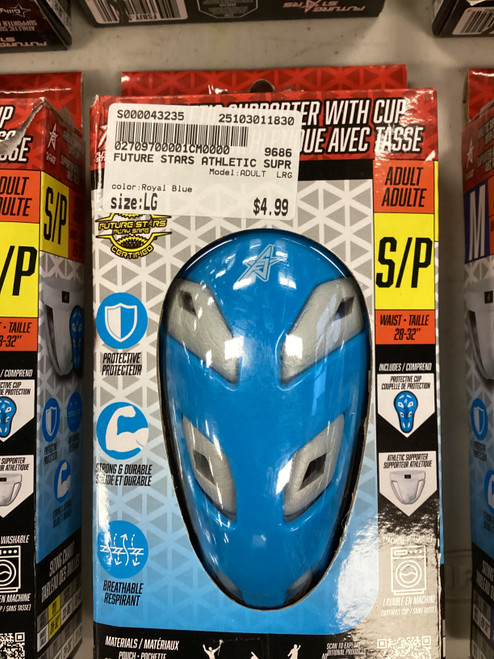 Vist Large View of Product Image Which is Used ADULT  LRG Hockey Accessory Royal Blue LG