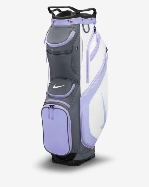 Vist Large View of Product Image Which is New NIKE PERFORMANCE CART BAG-WHITE/GRAY/PURPLE