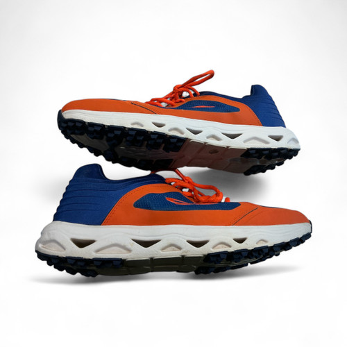 Vist Large View of Product Image Which is Used BoomBah TURF CLEATS BB/SB Cleats Royal Blue And Orange Senior 12