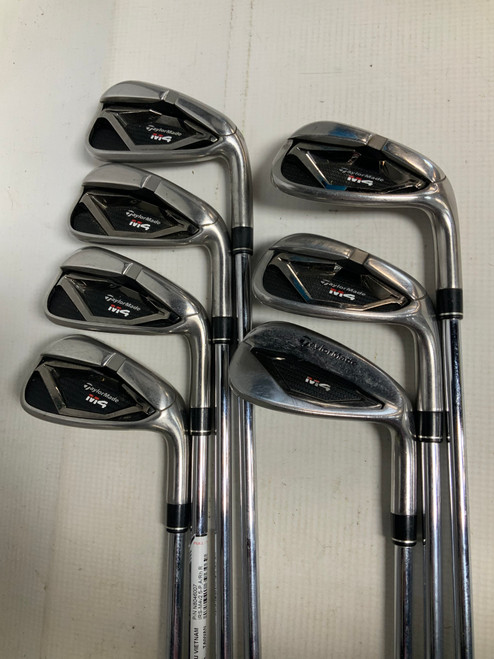 Vist Large View of Product Image Which is Used Taylormade M4 Mens Iron Set RH 5I-GW/AW