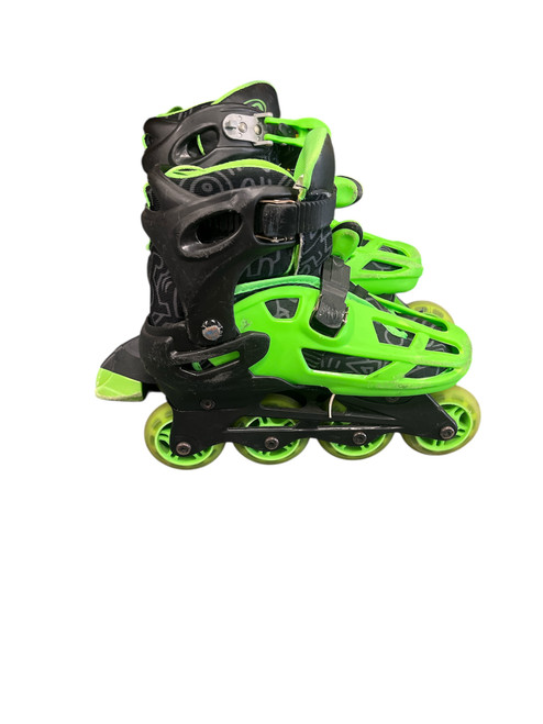 Vist Large View of Product Image Which is Used RollerDerby ADJUSTABLE Child Rec Fitness Skates Black Adjustable