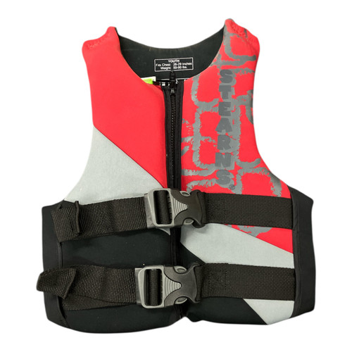 Vist Large View of Product Image Which is Used Stearns Youth PFD Red SM