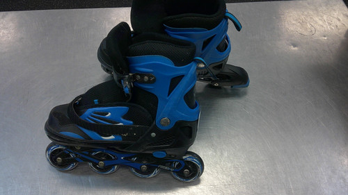 Vist Large View of Product Image Which is Used DIKASHI Senior Rec Fitness Skates Royal Blue Adjustable