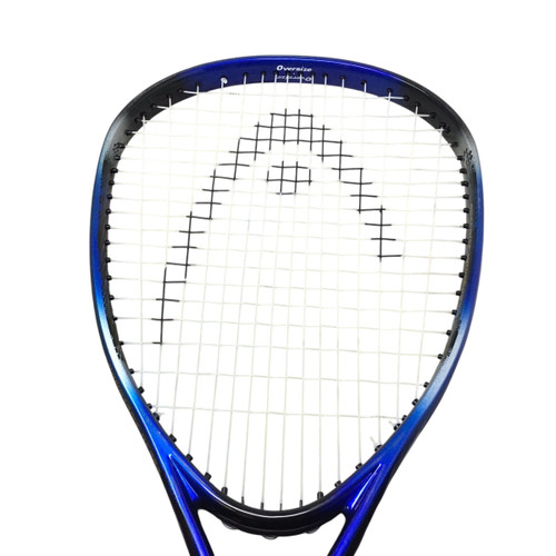 Vist Large View of Product Image Which is Used Head CONSTANT BEAM Adult Tennis Racquet Royal Blue 4 5/8"