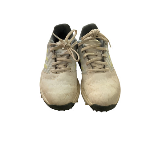 Vist Large View of Product Image Which is Used Adidas Jr Golf Shoes White Junior 02