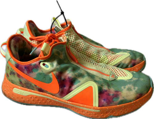 Vist Large View of Product Image Which is Used Nike PG 4 GATORADE Basketball Shoes M Orange Senior 14