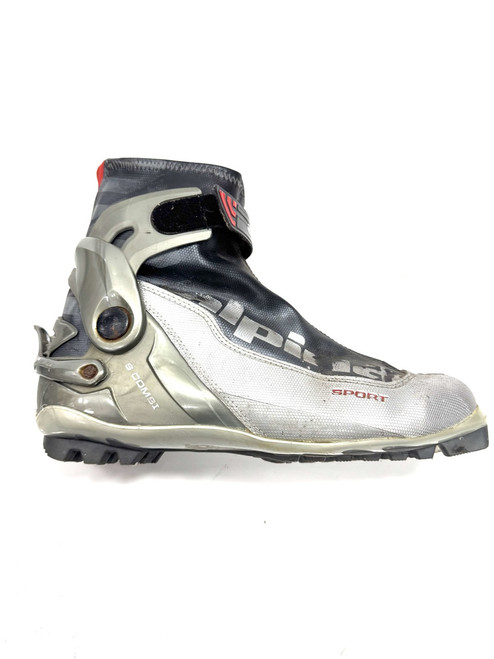 Vist Large View of Product Image Which is Used Alpina Mens NNN XC Ski Boots Grey M 08.5-09 / W 09-09.5