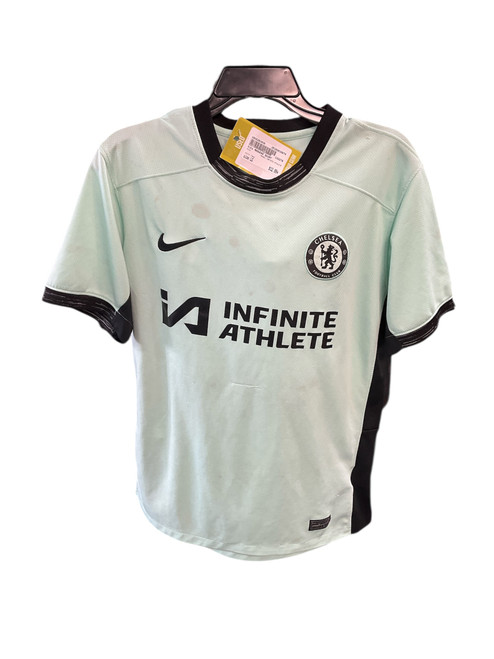 Vist Large View of Product Image Which is Used Nike INFINTE ATHLETE Soccer Top Yth Teal LG
