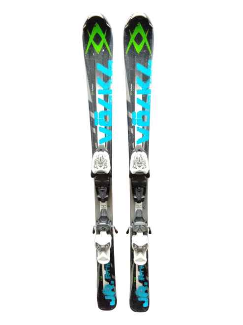 Vist Large View of Product Image Which is Used Volkl RTM JR Boys DH Ski/Binding Black 110 cm