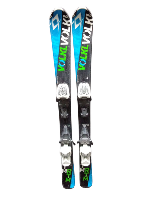 Vist Large View of Product Image Which is Used Volkl RTM JR Boys DH Ski/Binding Black 100 cm