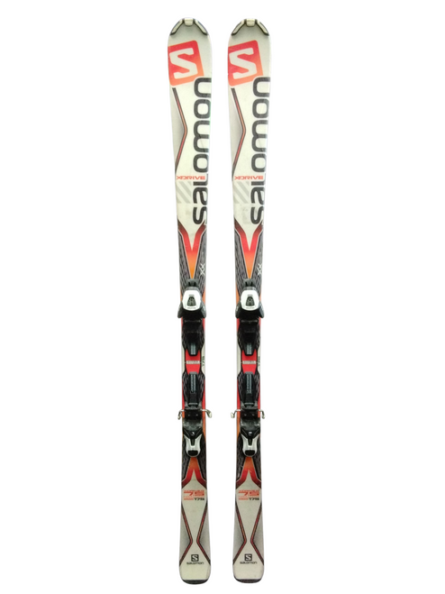Vist Large View of Product Image Which is Used Salomon XDRIVE Mens DH Ski/Binding White 175 cm