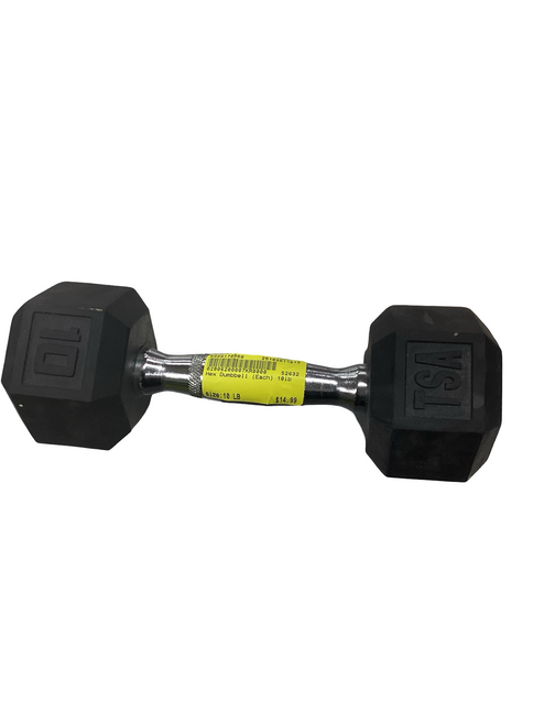 Vist Large View of Product Image Which is Used Hex Dumbbell (Each) 10 lb