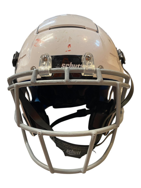 Vist Large View of Product Image Which is Used Schutt YOUTH F7 LX1 FB Helmet White LG