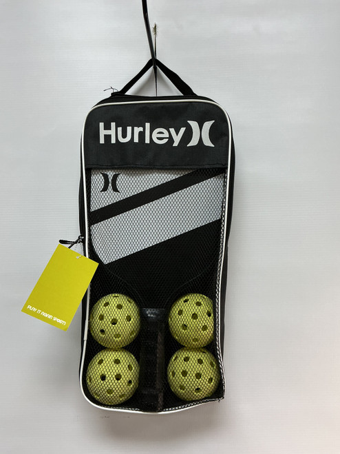 Vist Large View of Product Image Which is Used FULL SET Pickleball Racquet Black