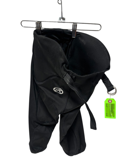 Vist Large View of Product Image Which is Used Rawlings Youth XL Football Pants Black w/ Hip and Tailbone Pads
