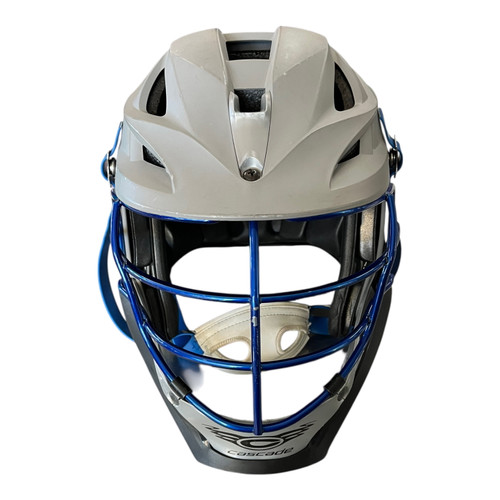 Vist Large View of Product Image Which is Used Cascade S Lacrosse Helmet Grey One Size