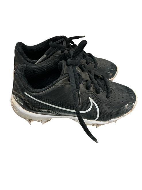 Vist Large View of Product Image Which is Used Nike ALPHA HUARACHE 4 BB/SB Cleats Black Youth 11.0