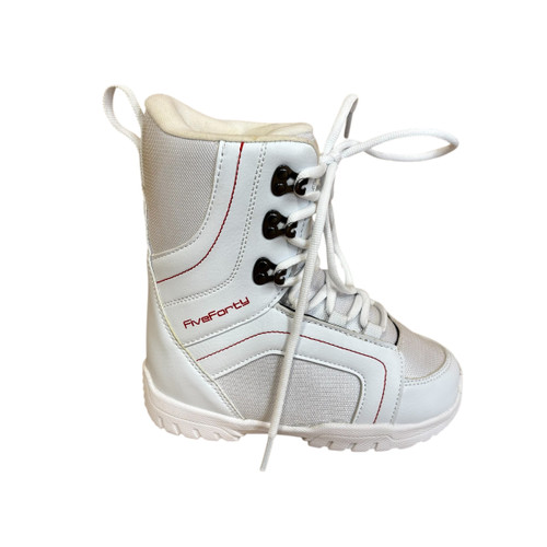 Vist Large View of Product Image Which is Used 540 LULU GIRL Girls Snowboard Boots White Junior Size 3