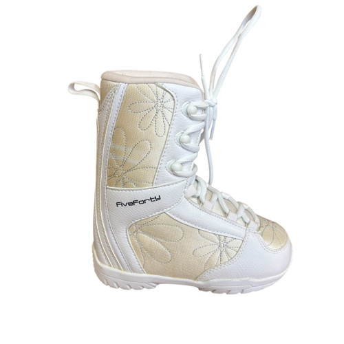 Vist Large View of Product Image Which is Used 540 LULU GIRL Girls Snowboard Boots White Junior Size 4