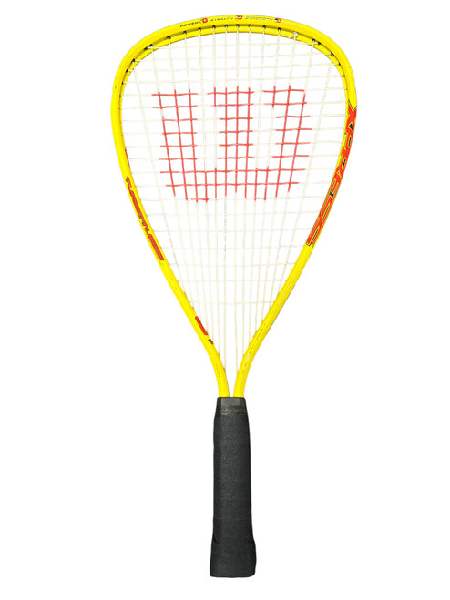 Vist Large View of Product Image Which is Used Wilson XPRESS Adult Racquetball Racquet Yellow Unknown