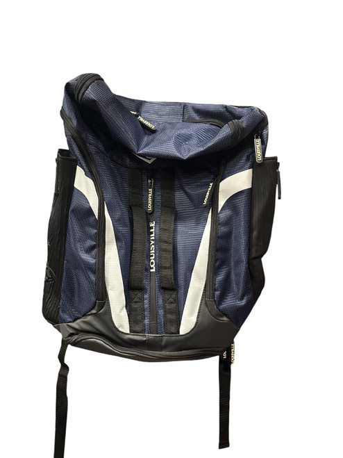 Vist Large View of Product Image Which is Used Louisville Slugger BB/SB Player Backpack Navy Blue