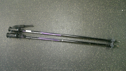 Vist Large View of Product Image Which is Used Rossignol POLES Womens DH Ski Pole Black 105 cm / 42 in