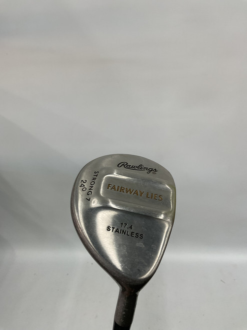 Vist Large View of Product Image Which is Used Rawlings FAIRWAY LIES Mens Fairway Wood RH 7 Wood