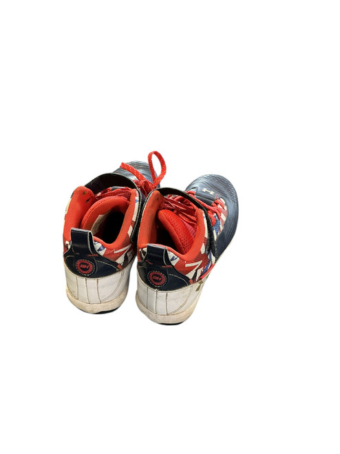 Vist Large View of Product Image Which is Used Under Armour BRYCE HARPER CLEATS BB/SB Cleats White/Red/Navy Senior 5.5