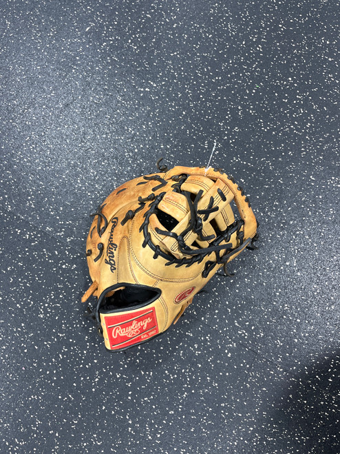 Vist Large View of Product Image Which is Used Rawlings GG ELITE BB/SB First Base RH Throw Brown 13"