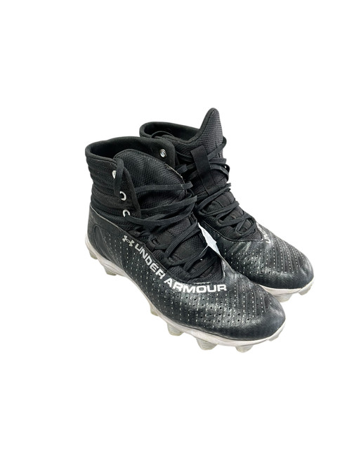 Vist Large View of Product Image Which is Used Under Armour Adult FB Cleats Black Senior 7