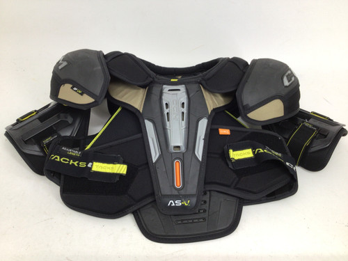 Vist Large View of Product Image Which is Used CCM TACKS AS-V SR LG SHOULDER PADS Senior Shoulder Pads LG