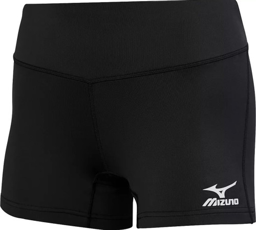 Vist Large View of Product Image Which is Mizuno Victory 3.5” Black XS Volleyball Shorts