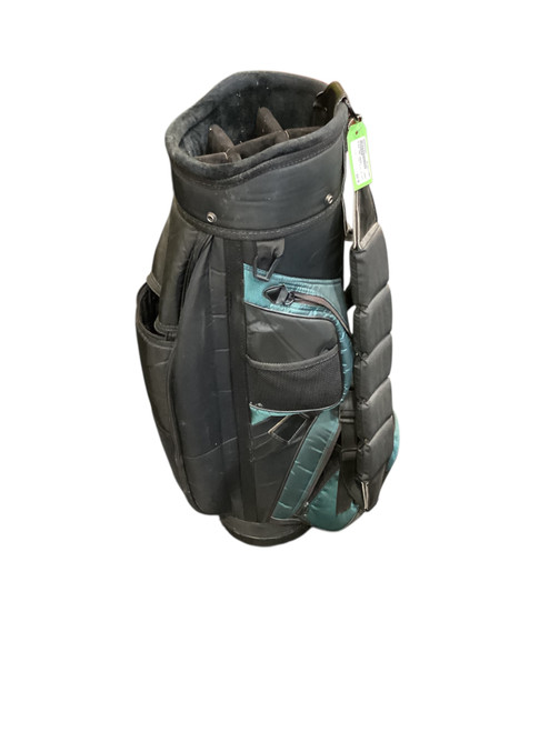 Vist Large View of Product Image Which is Used BLACK AND GREEN Mens Cart Bag Black